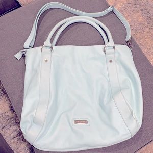 Steve Madden Seagreen Mint colored oversized tote